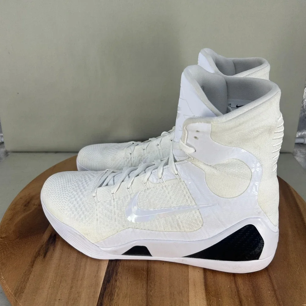 Nike Kobe 9 Elite Protro Halo White Basketball Shoes FZ7335-100 Mens Size 12